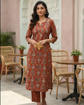 Pure Cotton Kurti 015418