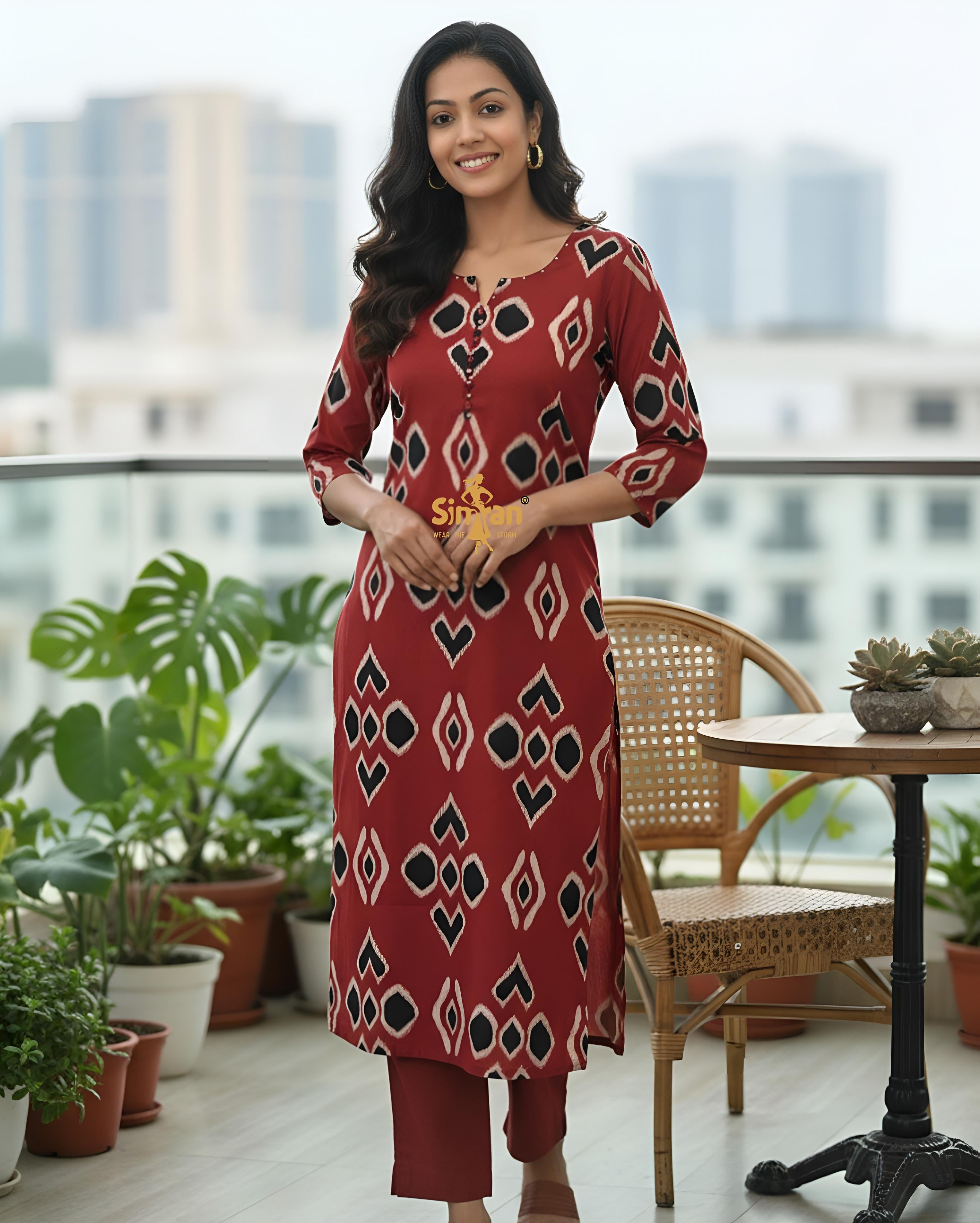 Pure Cotton Kurti 015416