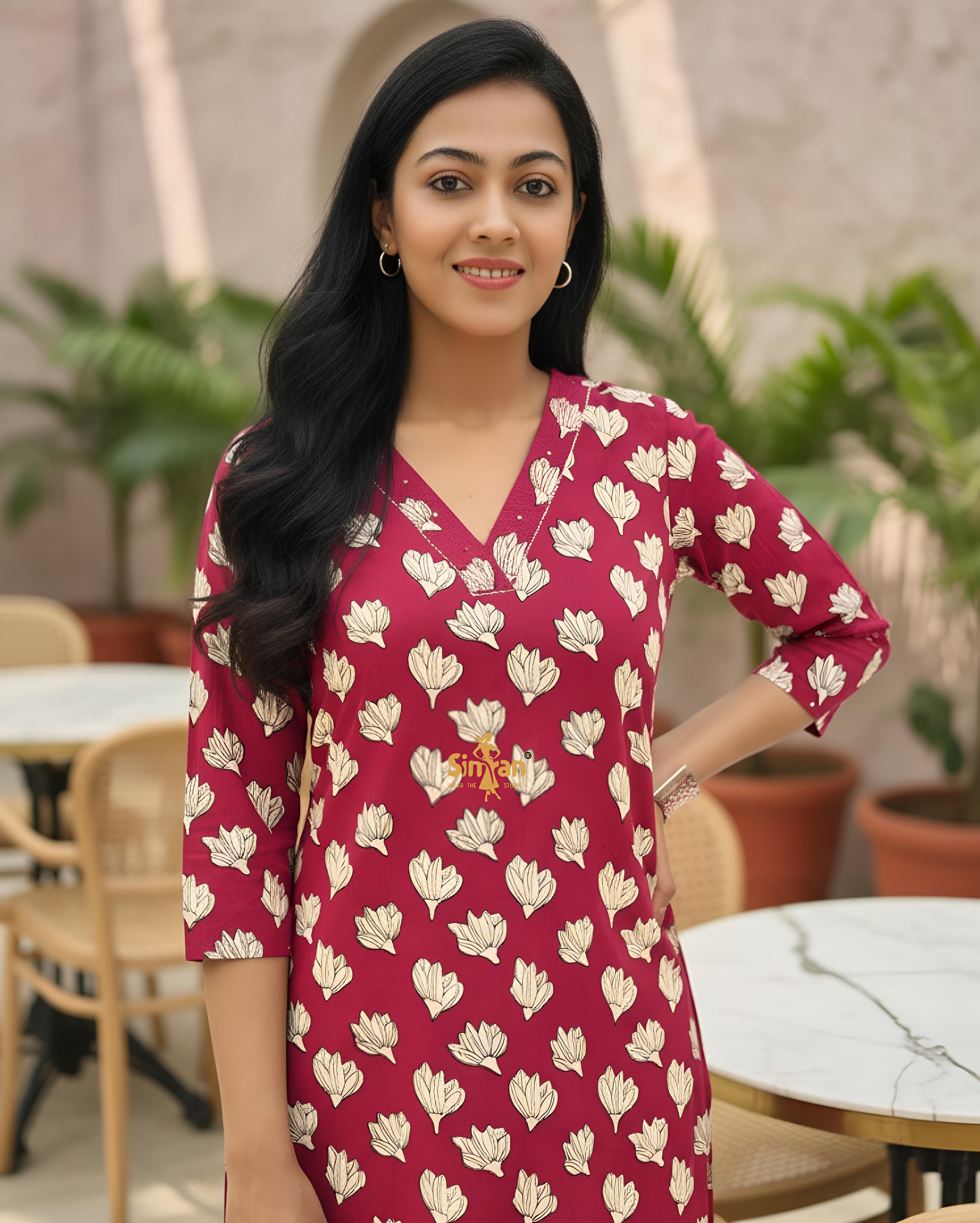 Pure Cotton Kurti 015417
