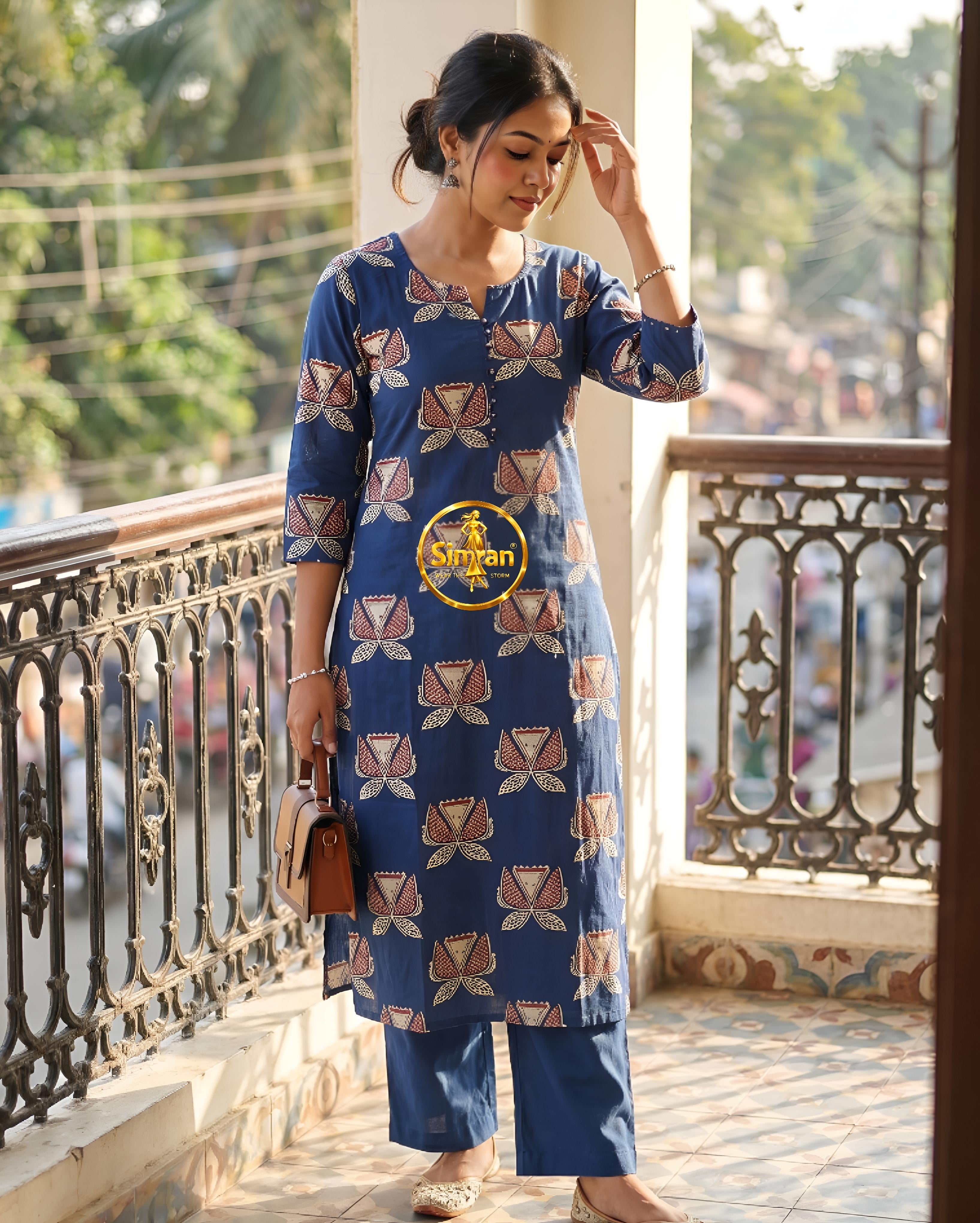 Pure Cotton Kurti 016076