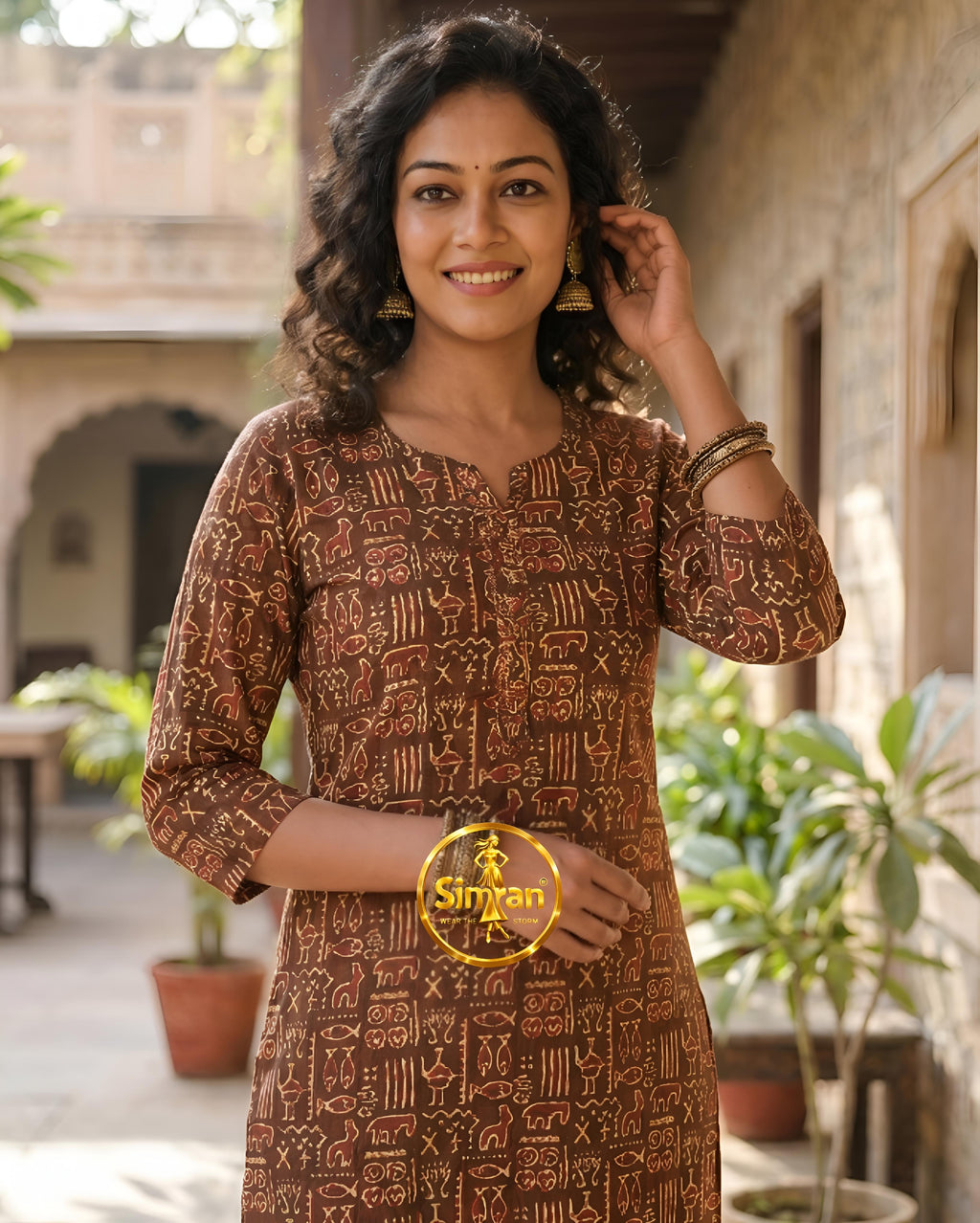 Pure Cotton Kurti 016081