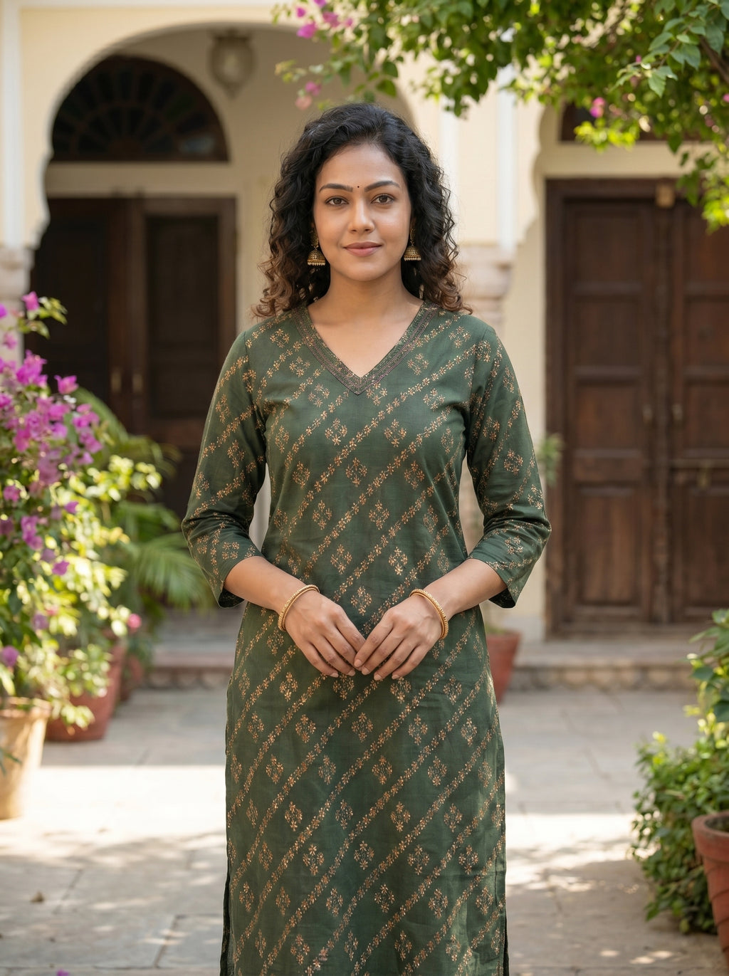 Pure Cotton Kurti 015434