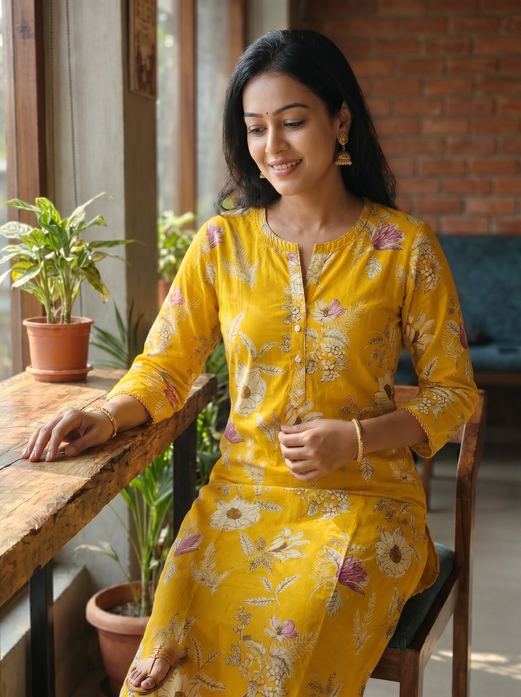 Pure Cotton Kurti 015429