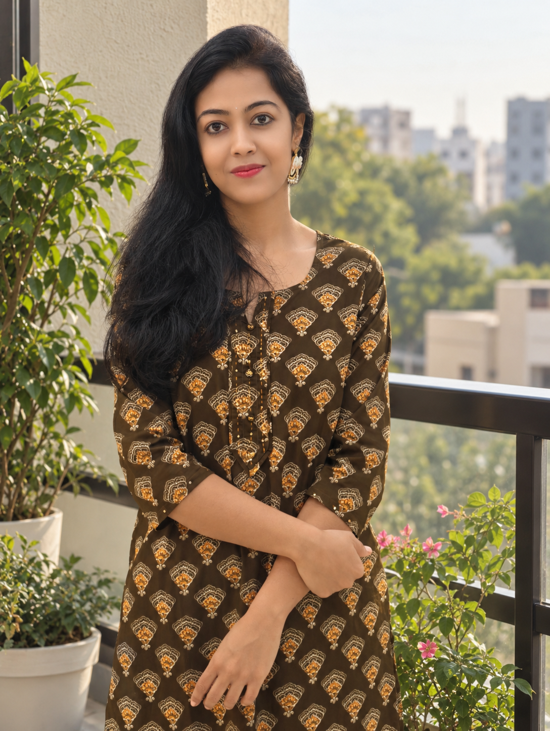 Pure Cotton Kurti 016757