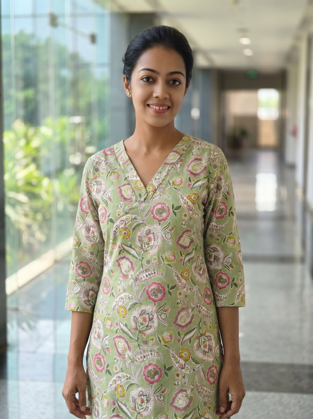 Pure Cotton Kurti 015728