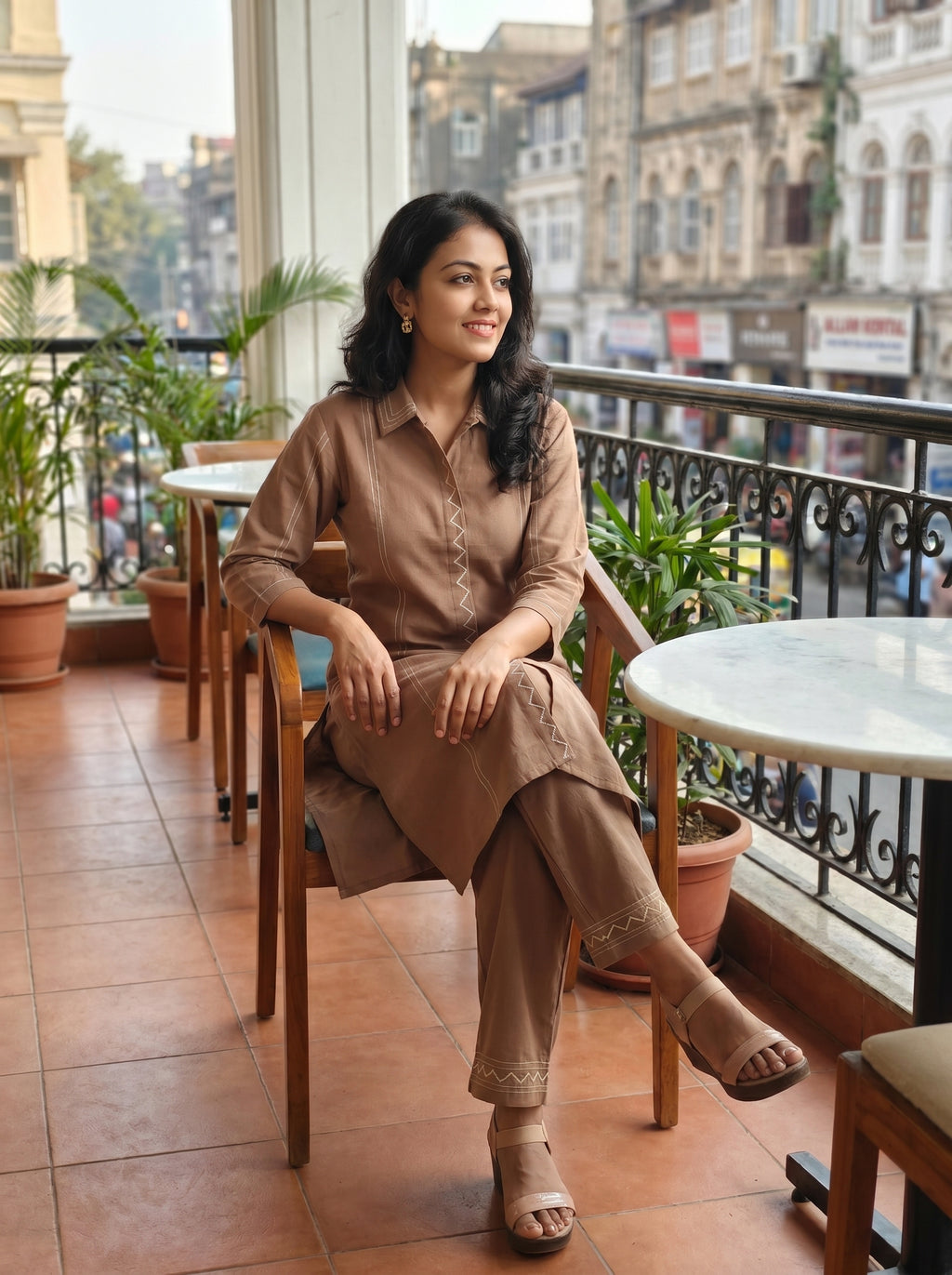 Linen Cotton Co-ord Set 01625