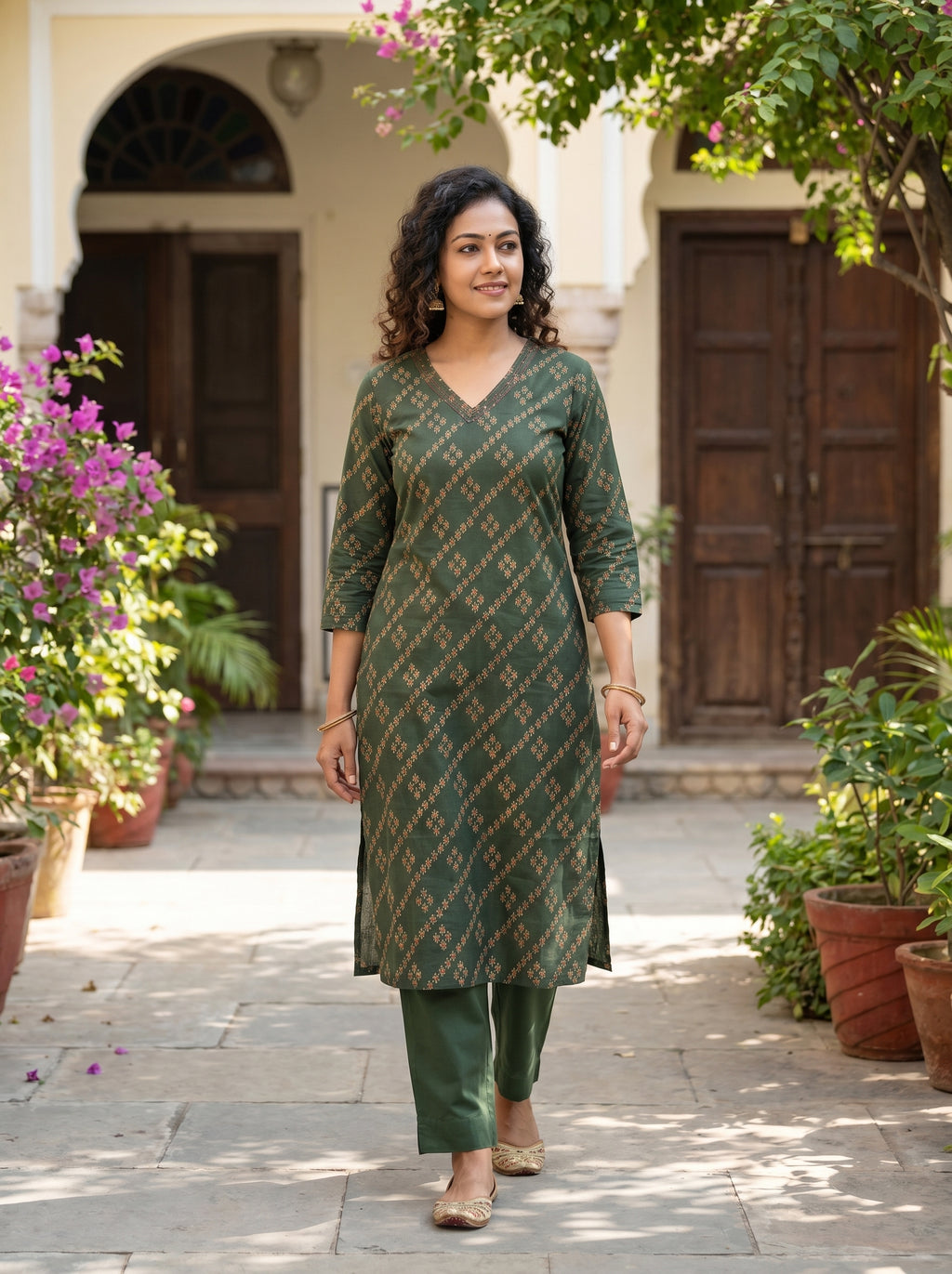 Pure Cotton Kurti 015434