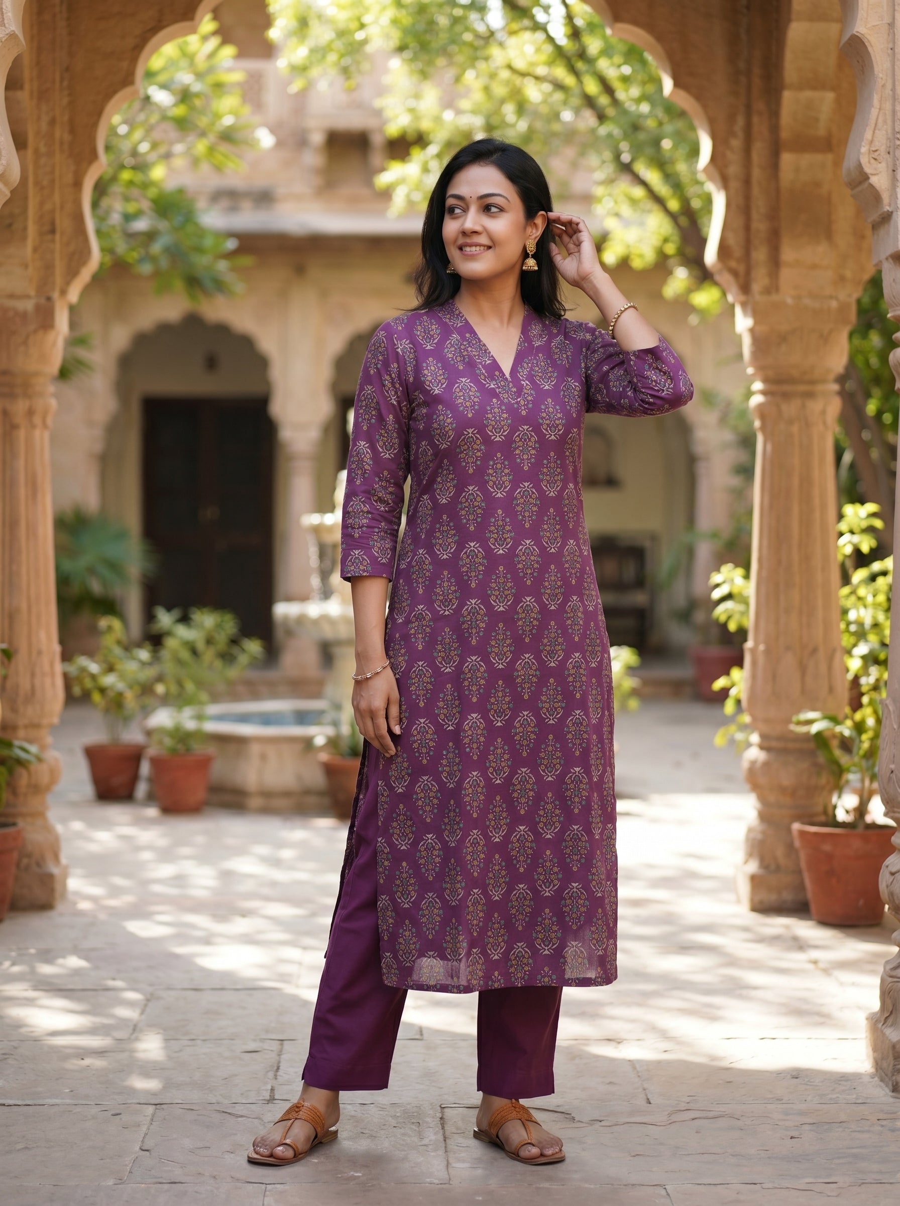 Pure Cotton Kurti 015428