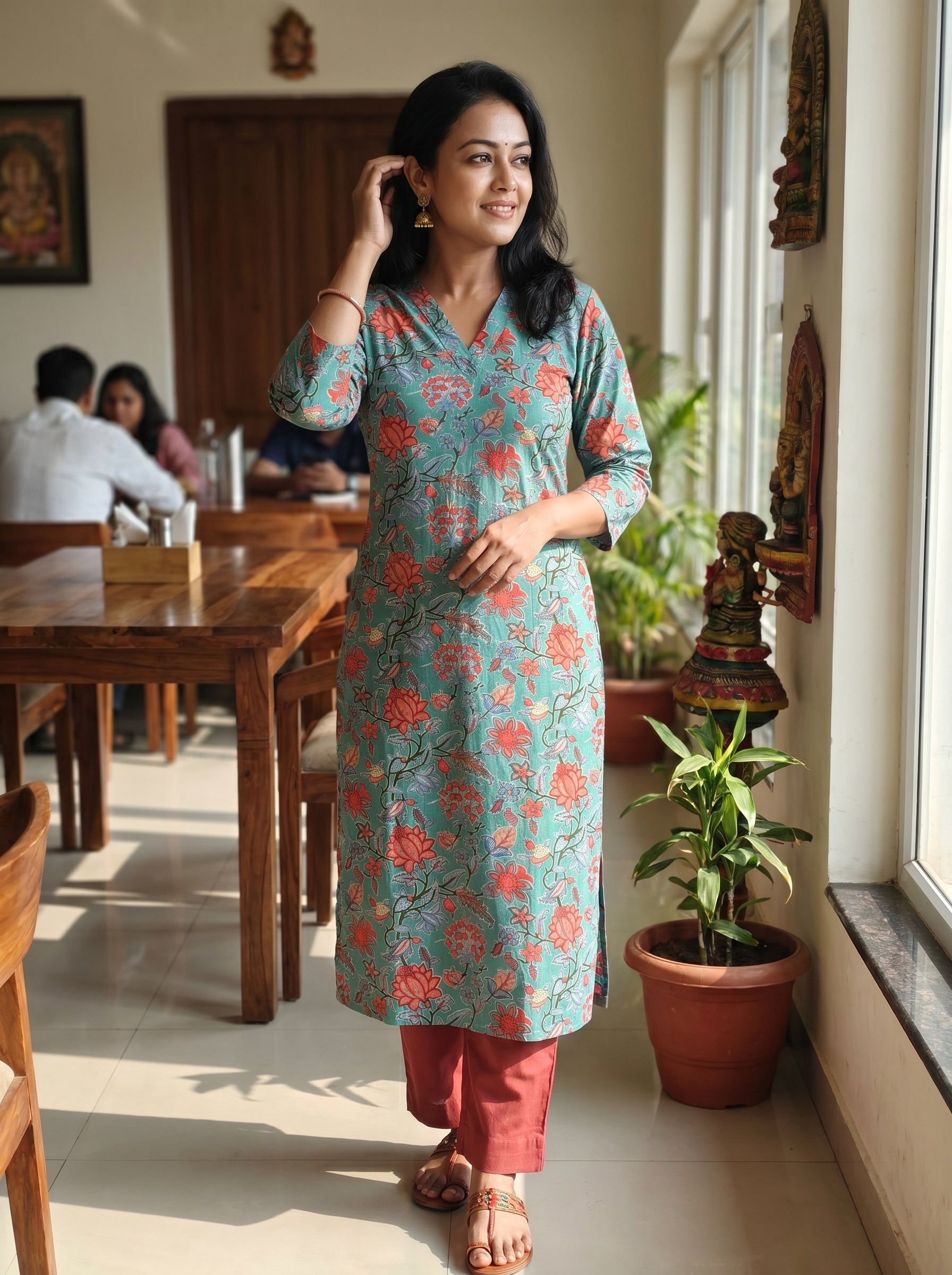 Pure Cotton Kurti 015126
