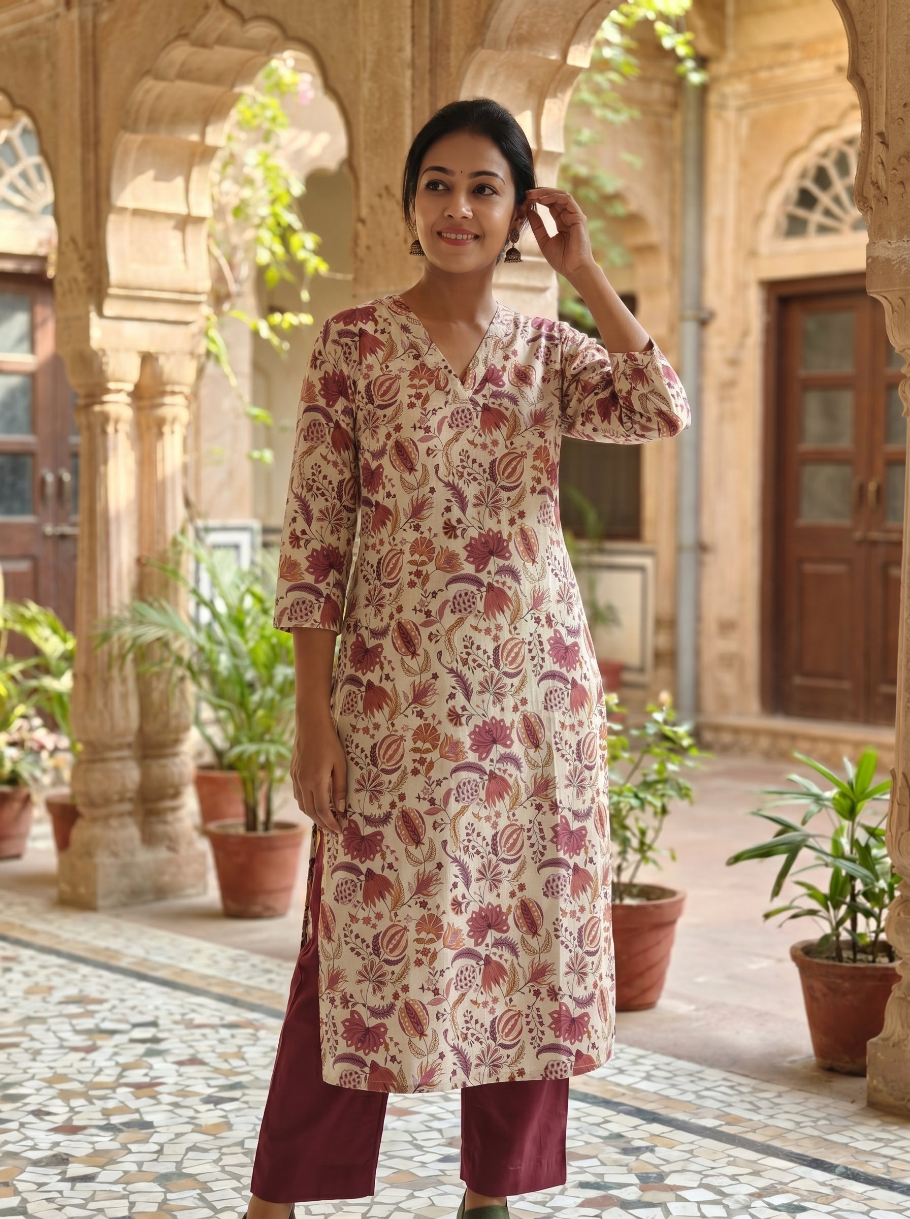 Pure Cotton Kurti 015845