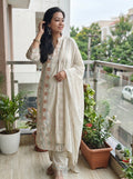 Linen Cotton Kurti Pant Dupatta Set – Effortless Elegance in Every Thread 016011