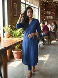 Pure Cotton Self-Work Kurti 016051