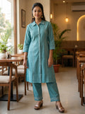 Linen Cotton Co-ord Set 016026