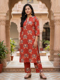 Pure Cotton Printed Co-ord Set 016041