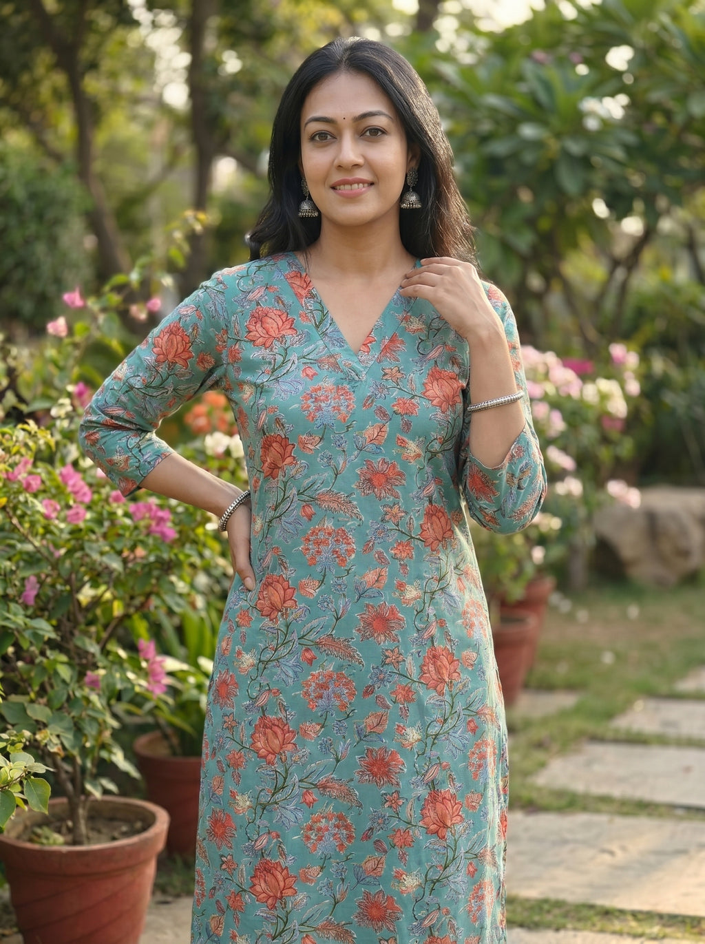 Pure Cotton Kurti 015126