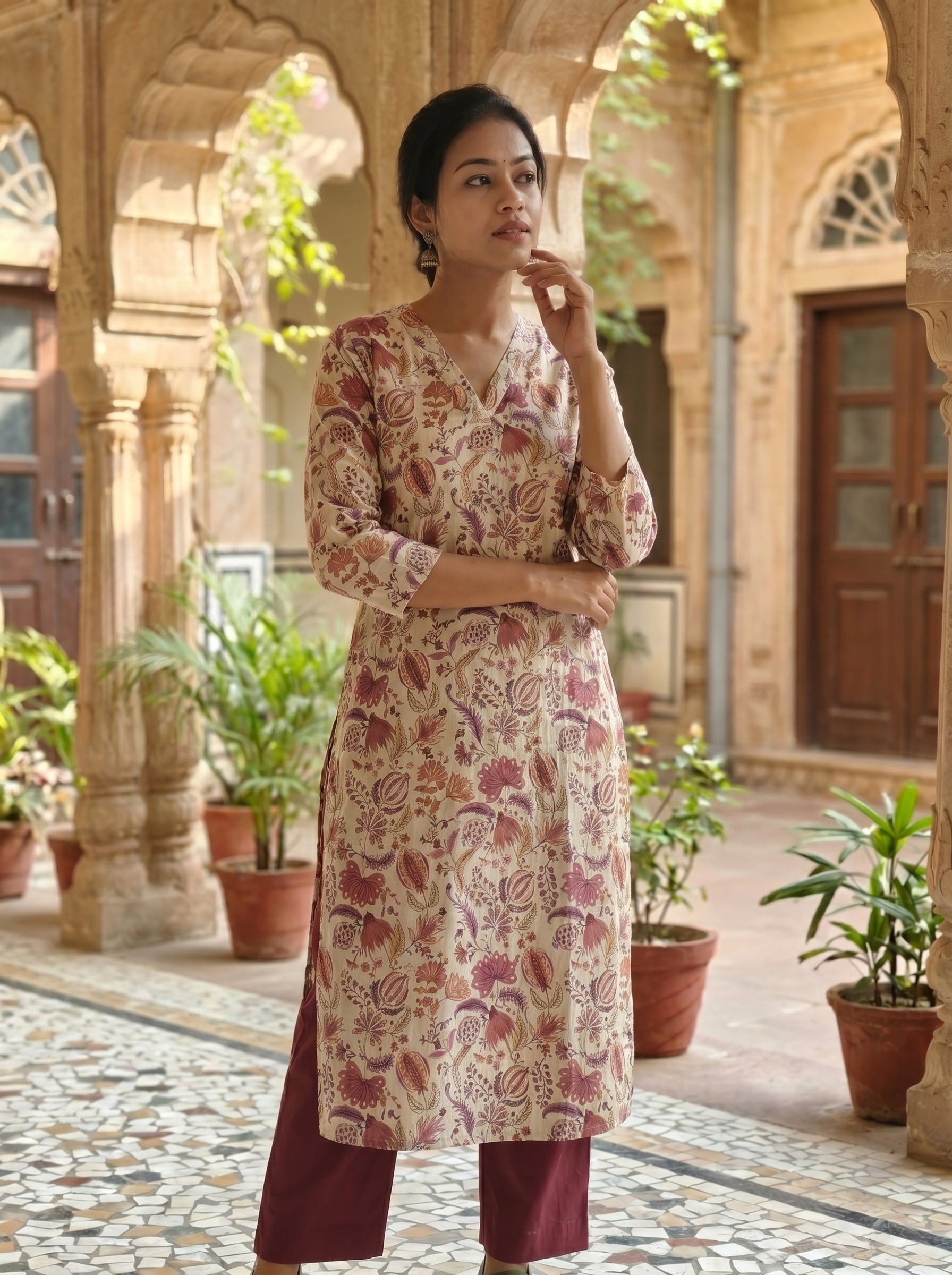Pure Cotton Kurti 015845