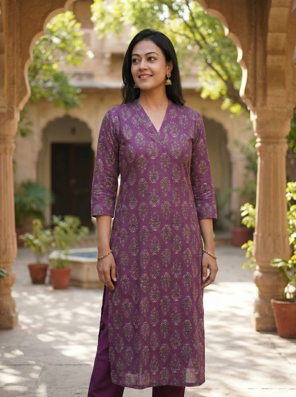 Pure Cotton Kurti 015428