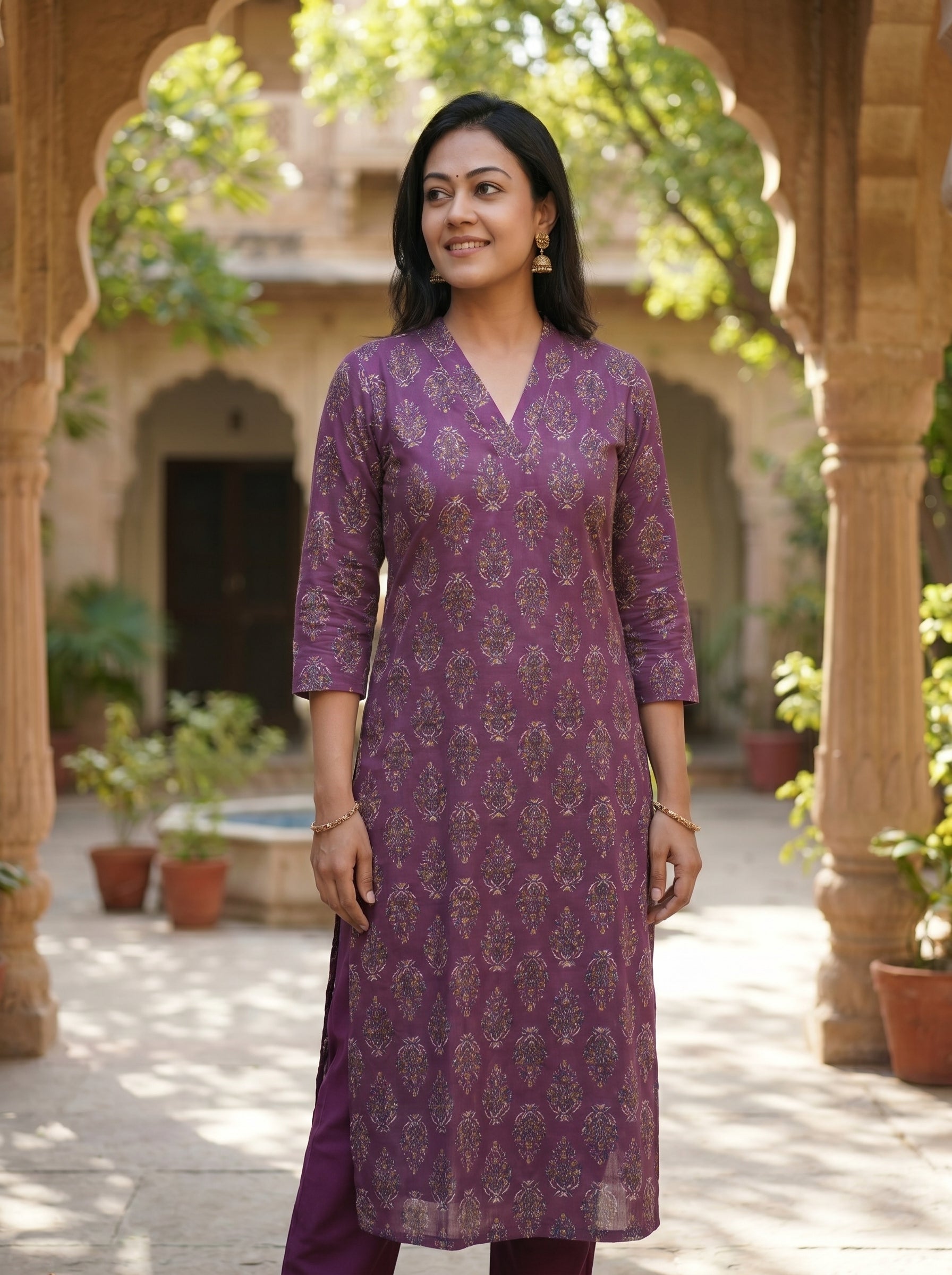 Pure Cotton Kurti 015428