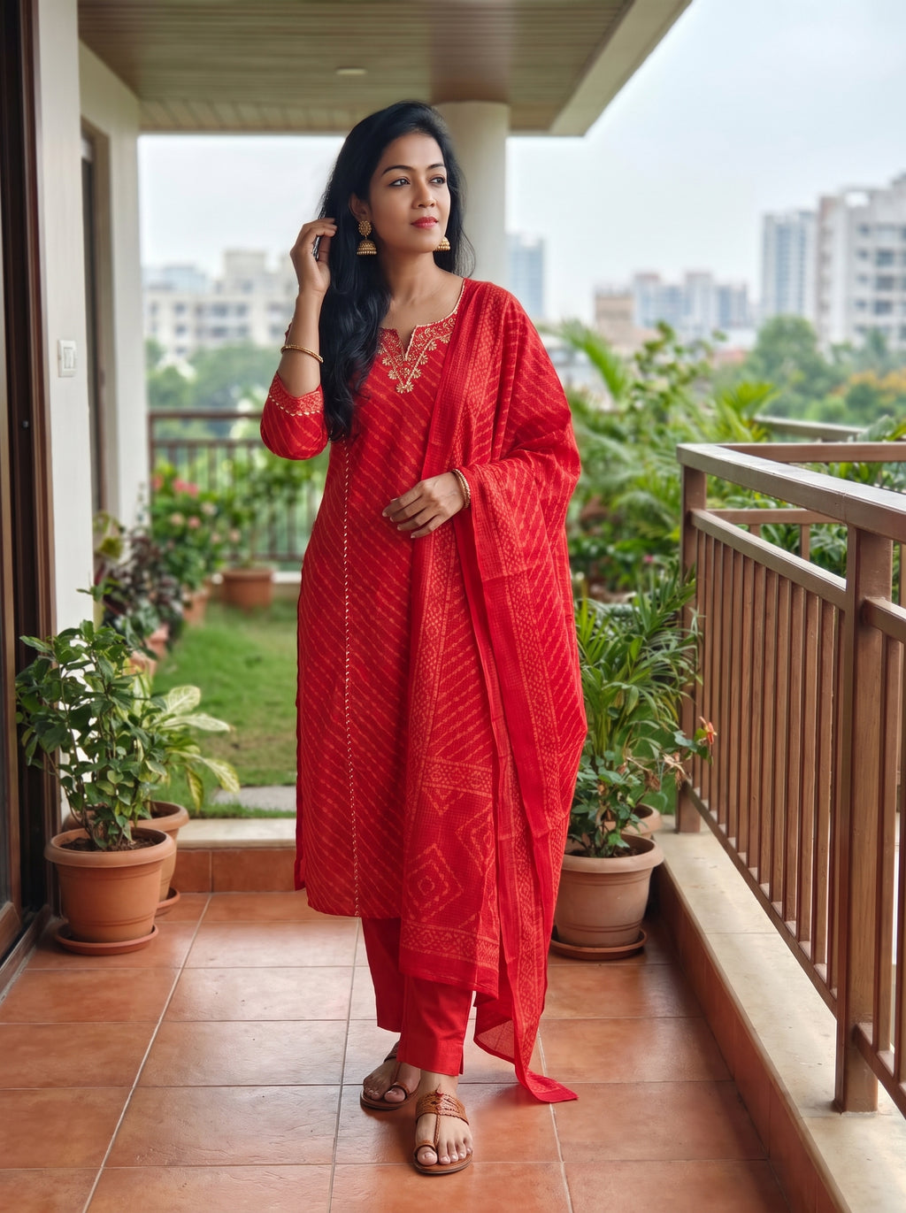 Pure Cotton Mothra Print Suit Set 016439