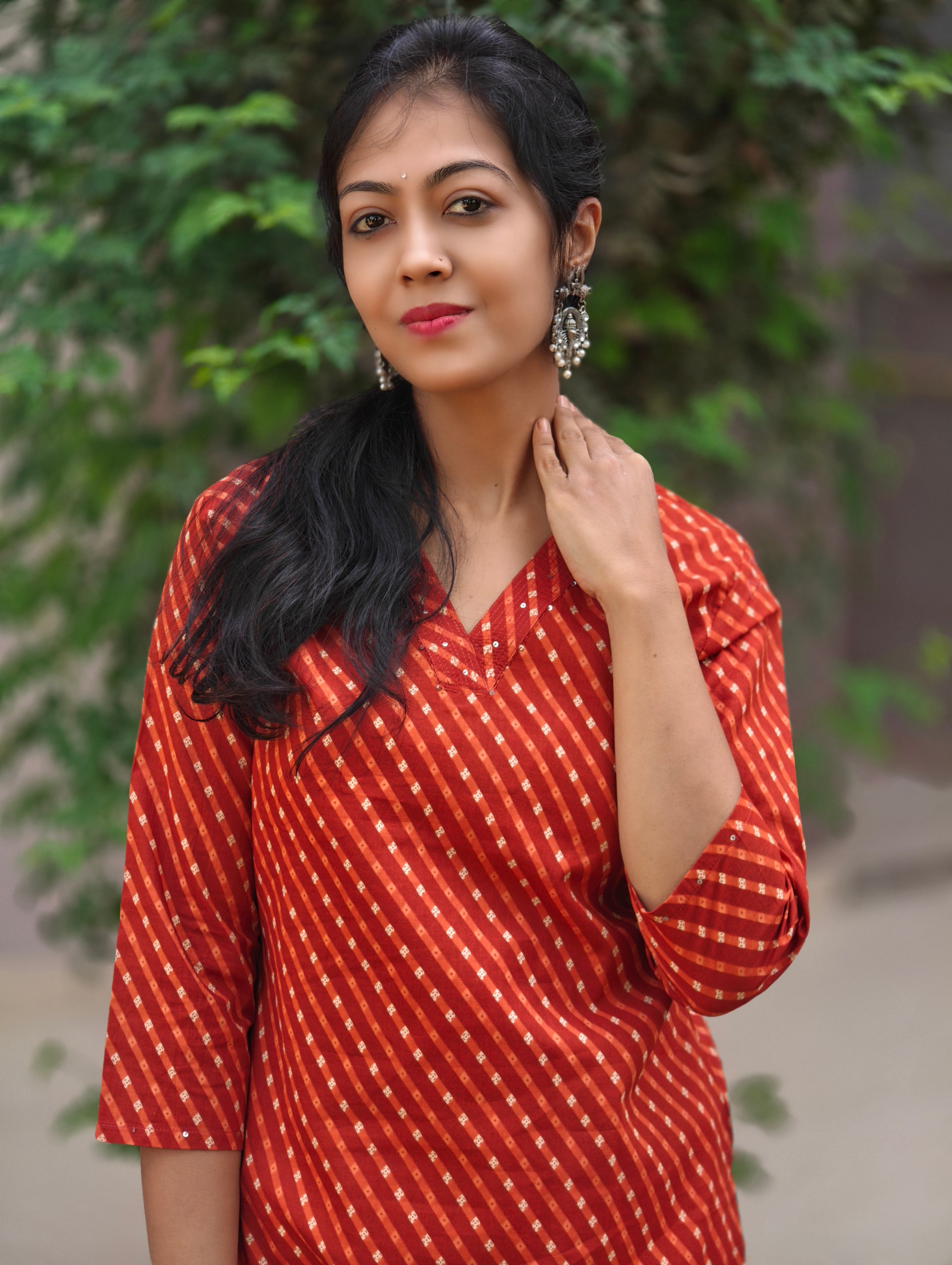 Pure Cotton Kurti 016263