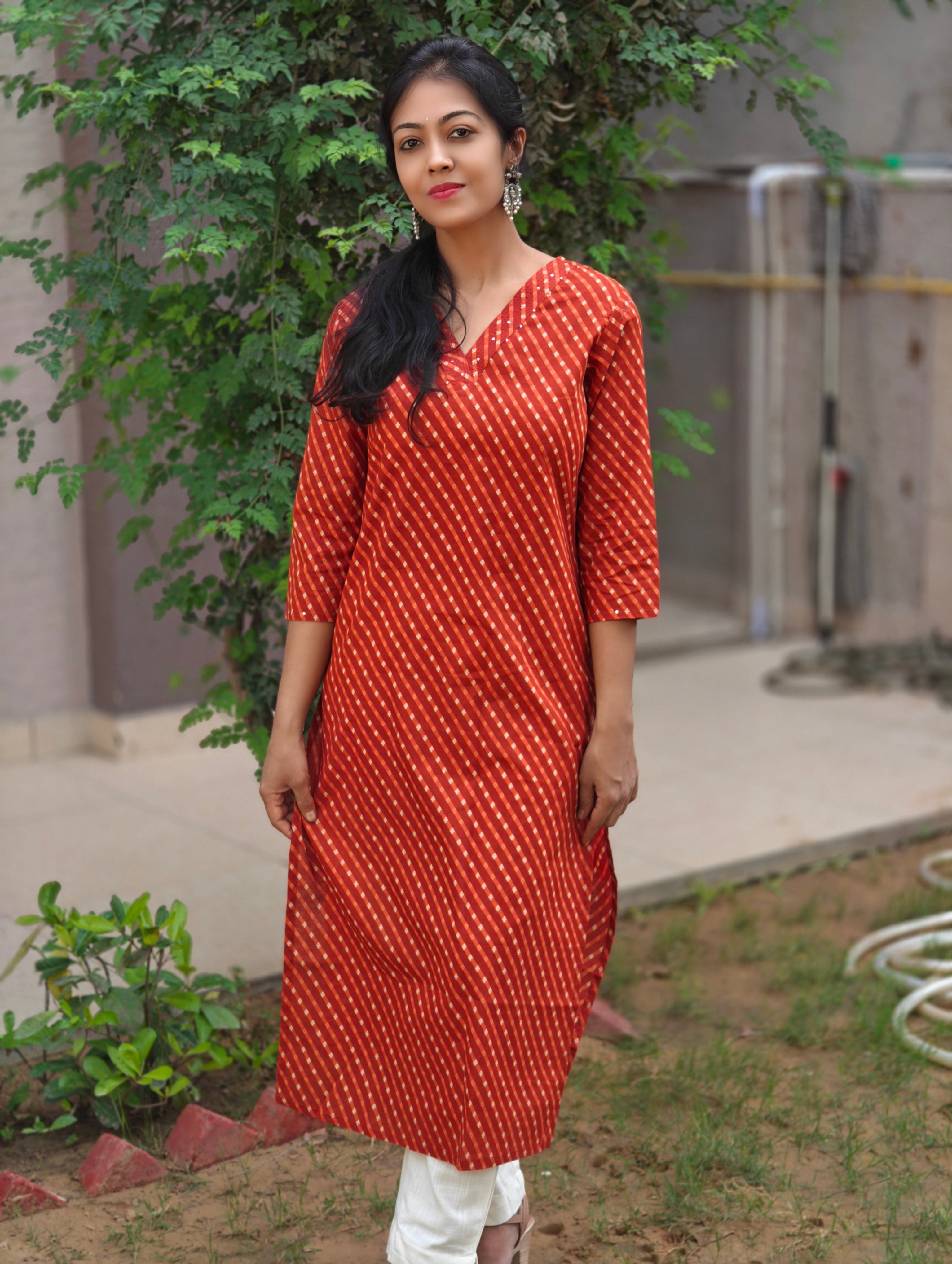 Pure Cotton Kurti 016263