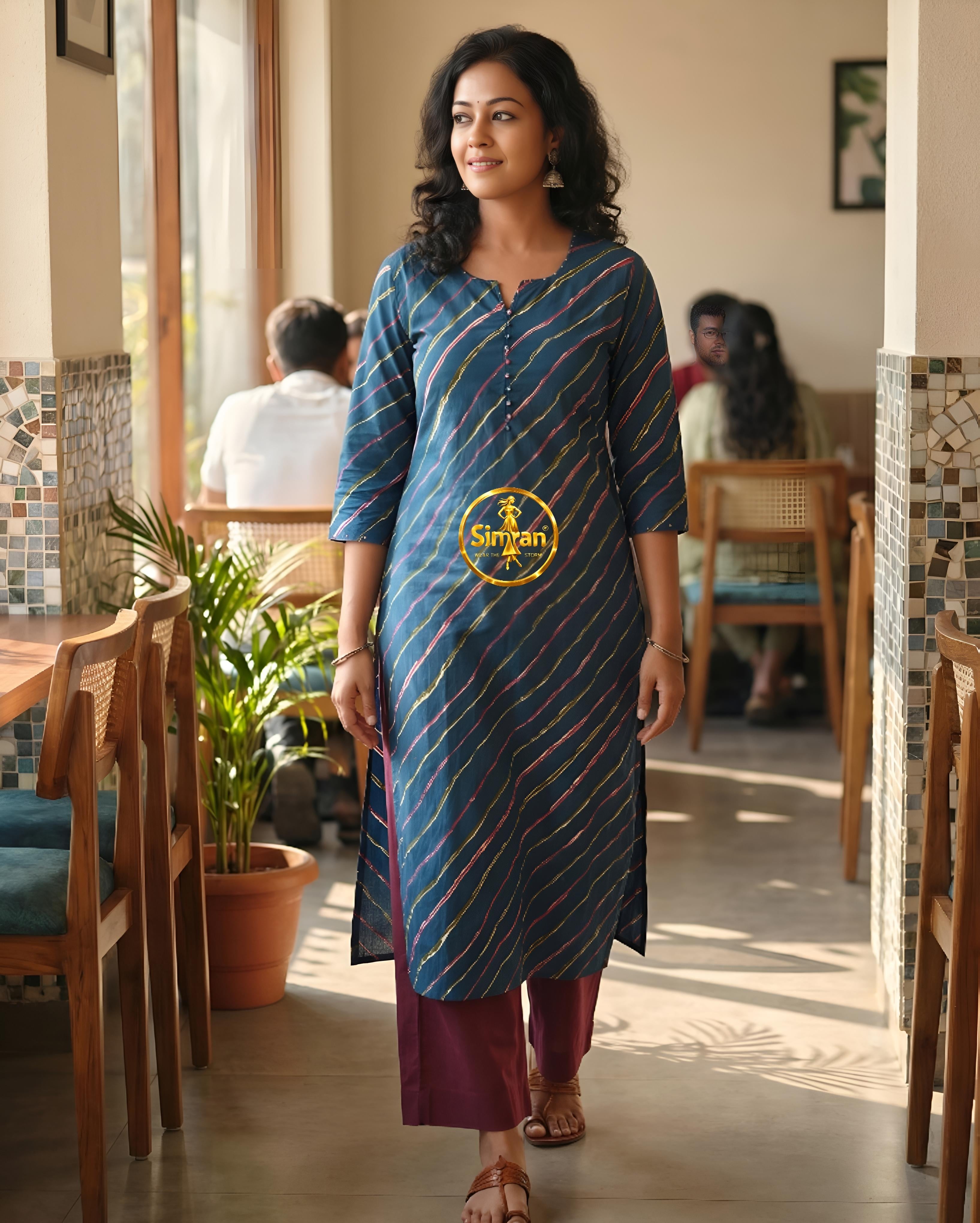 Pure Cotton Kurti 016054