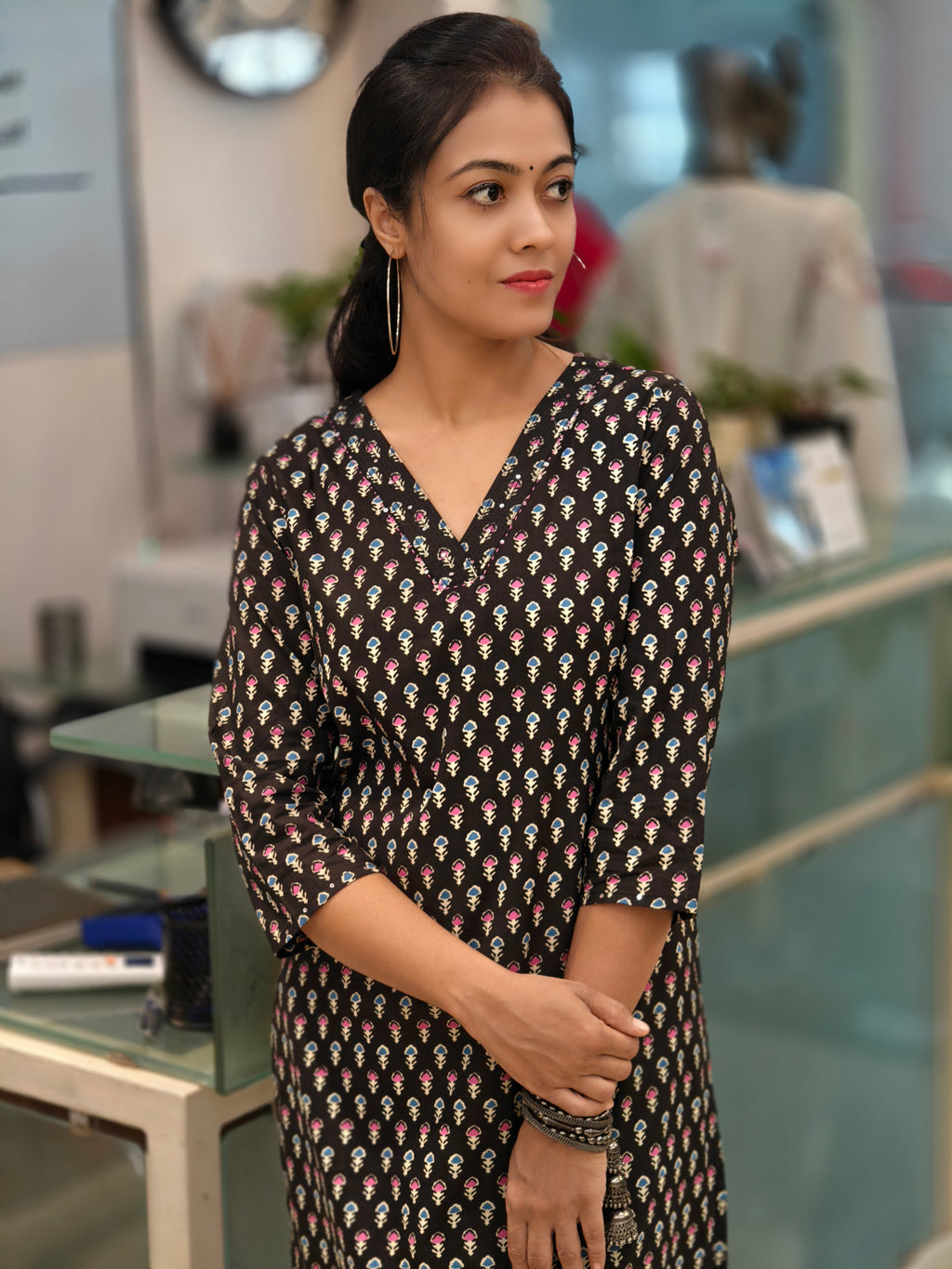 Pure Cotton Kurti 011838