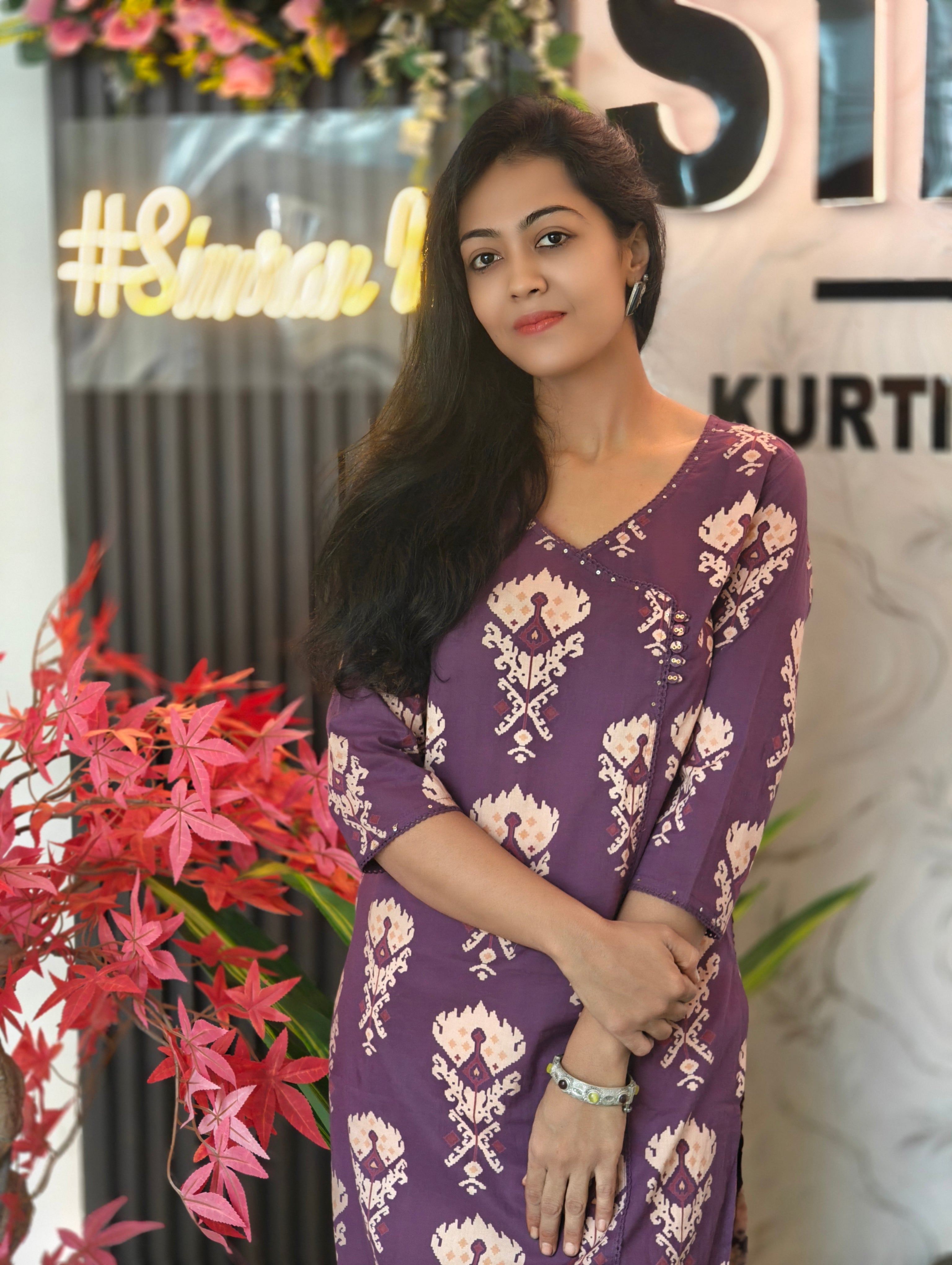 Pure Cotton Kurti 016253
