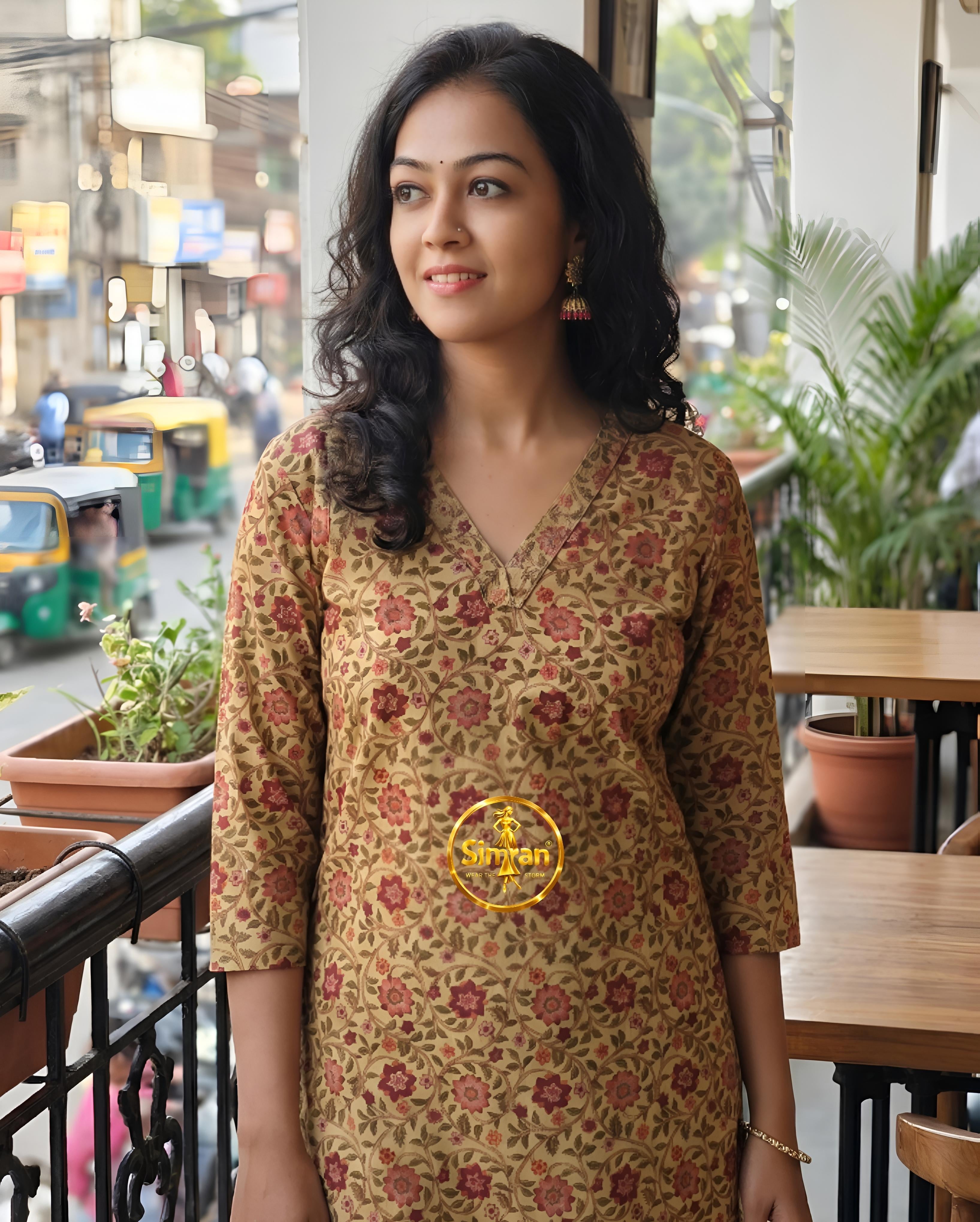 Pure Cotton Kurti 016083