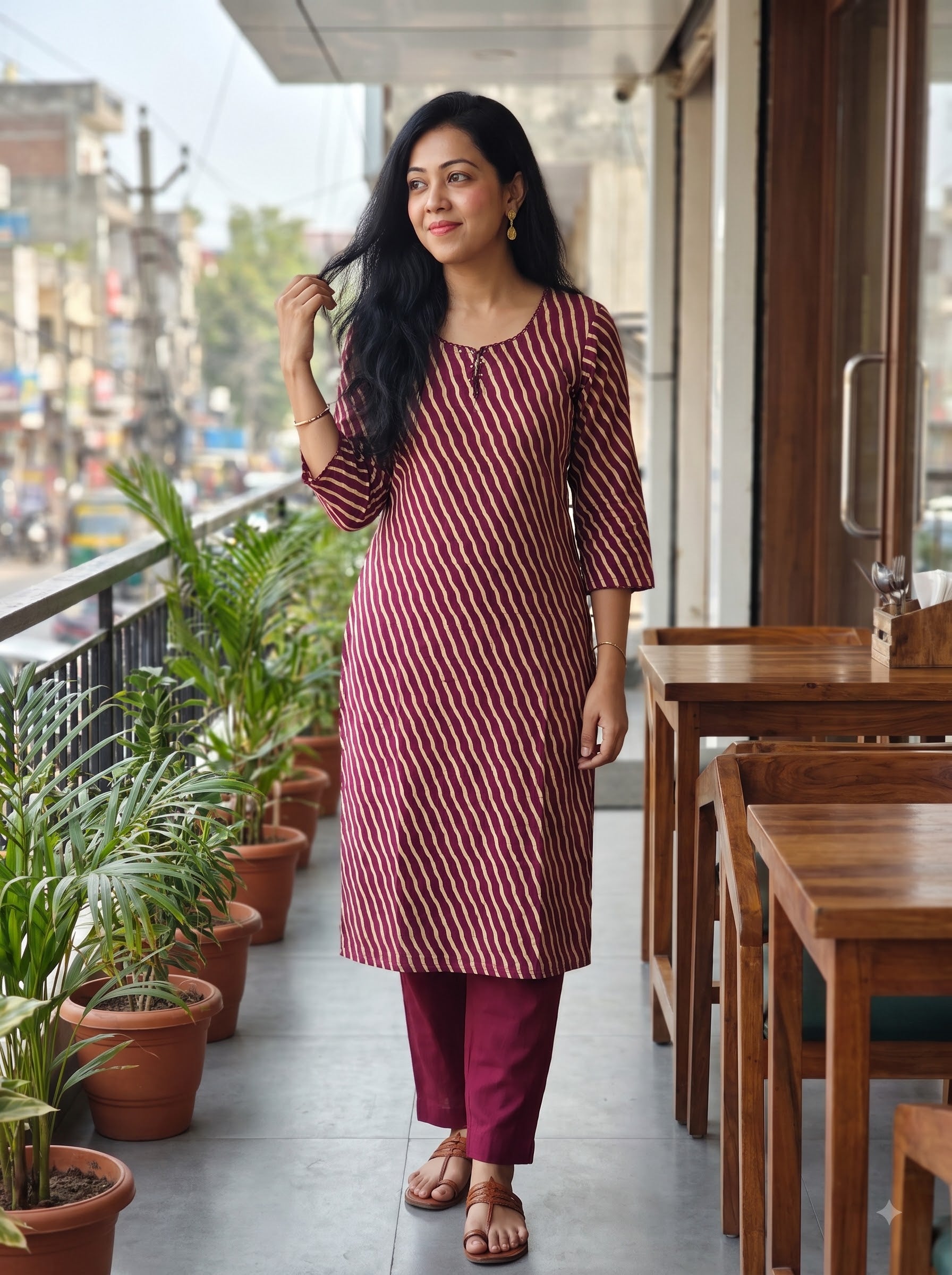Pure Cotton Kurti 016534