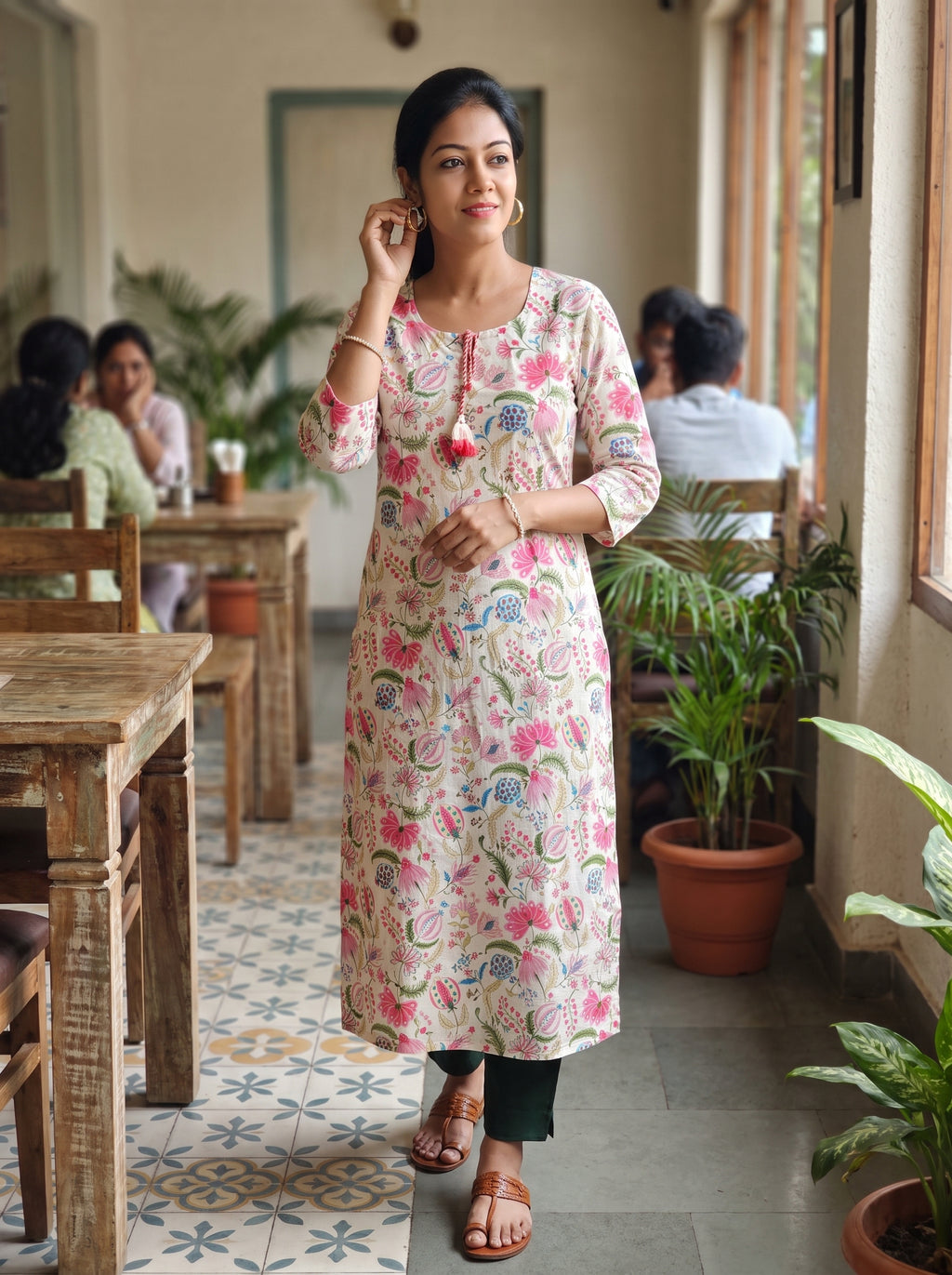 Pure Cotton Kurti 016254