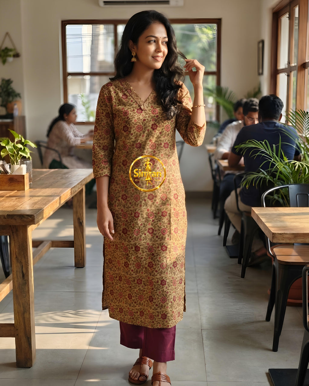 Pure Cotton Kurti 016083
