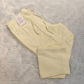 Linen Cotton Pants Light Yellow 011602